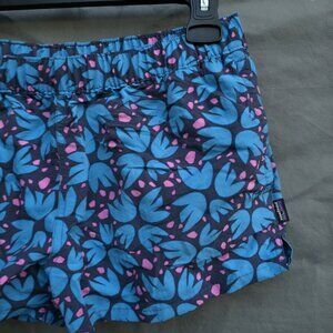 Patagonia Shorts Size Medium Barely Baggie Shorts Pollen Confetti Blue